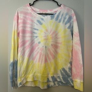 Jane and Delancey Boho Tie Dye Pullover Sweatshirt Top Shirt - Women’s Easter